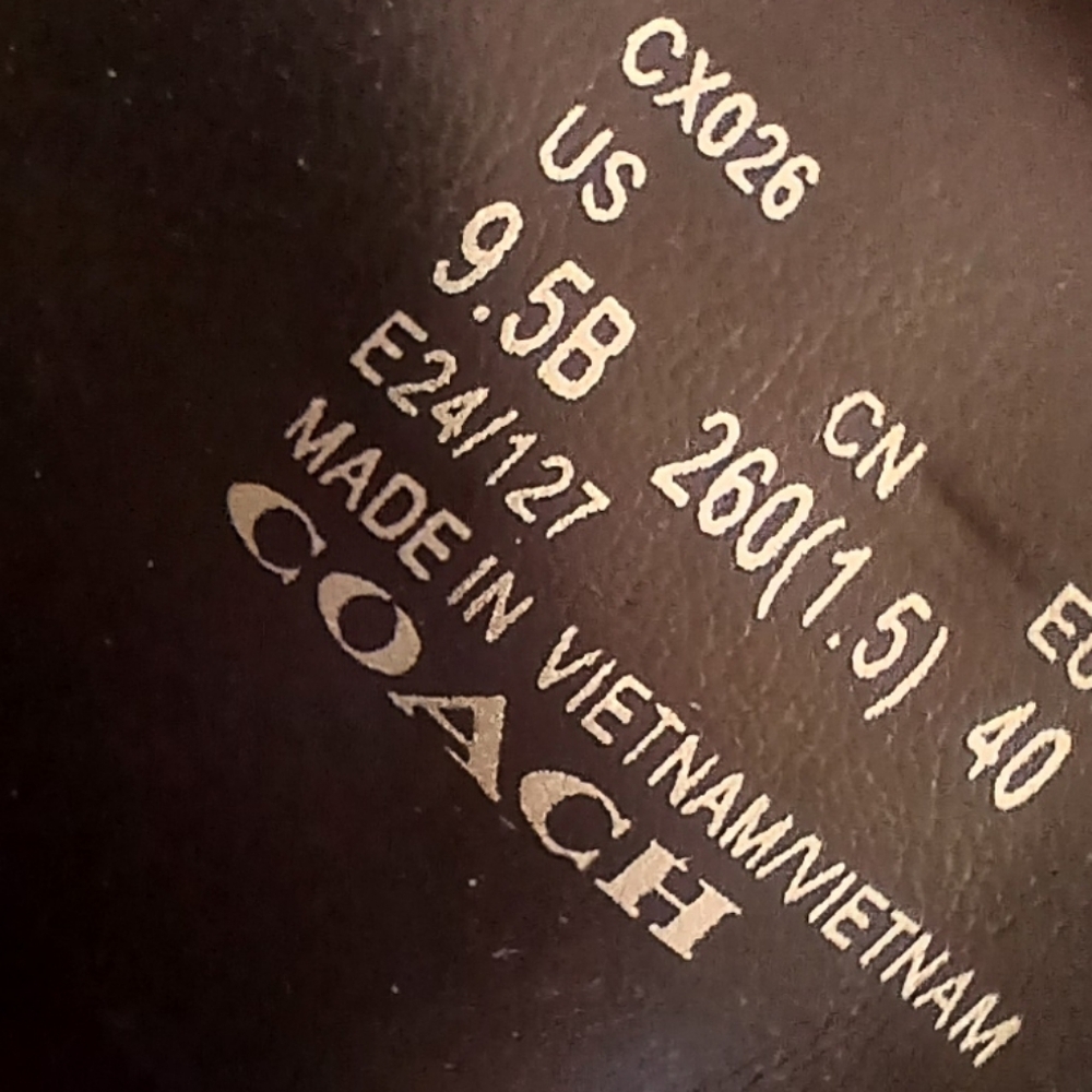 COACH Leighton Shearling Bootie • Black Patent Leather • Size 9.5 B - Picture 14 of 14